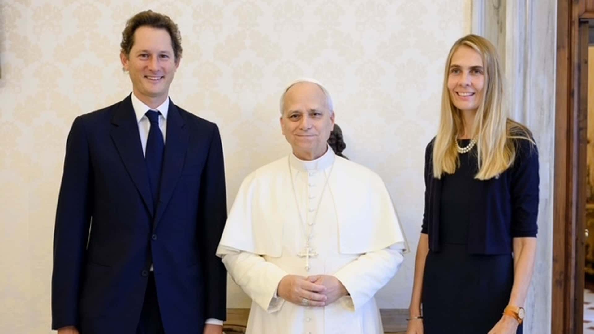 John Elkann bertemu dengan Paus Leo XIV