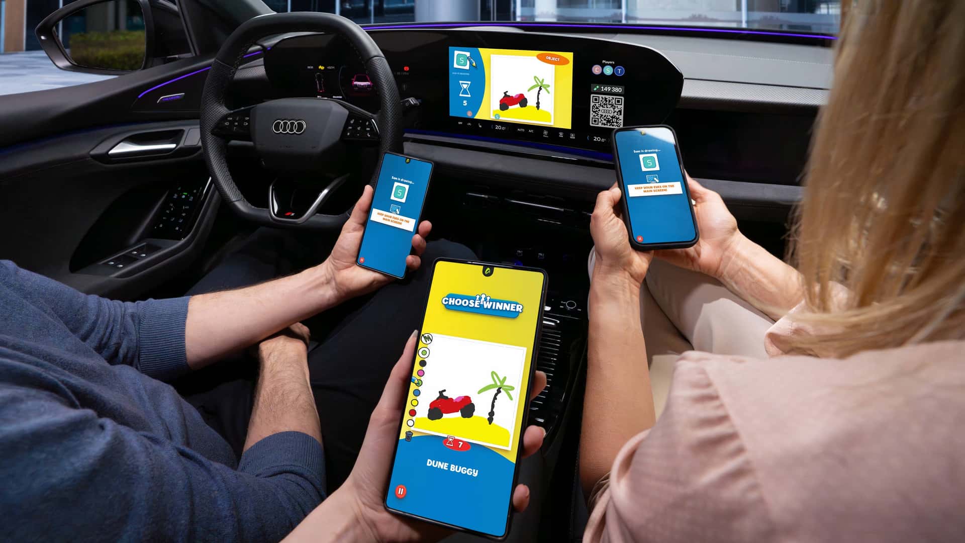 Beberapa Mobil Listrik Audi Tawarkan Game Multiplayer