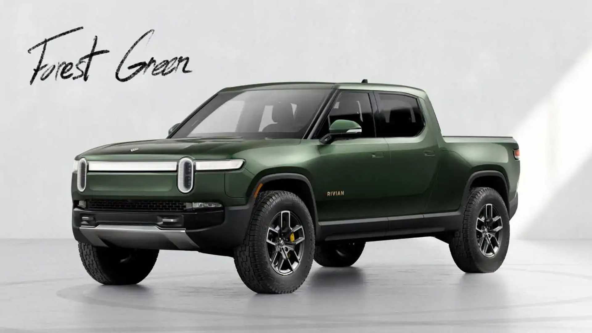 Rivian R1T Forest Green