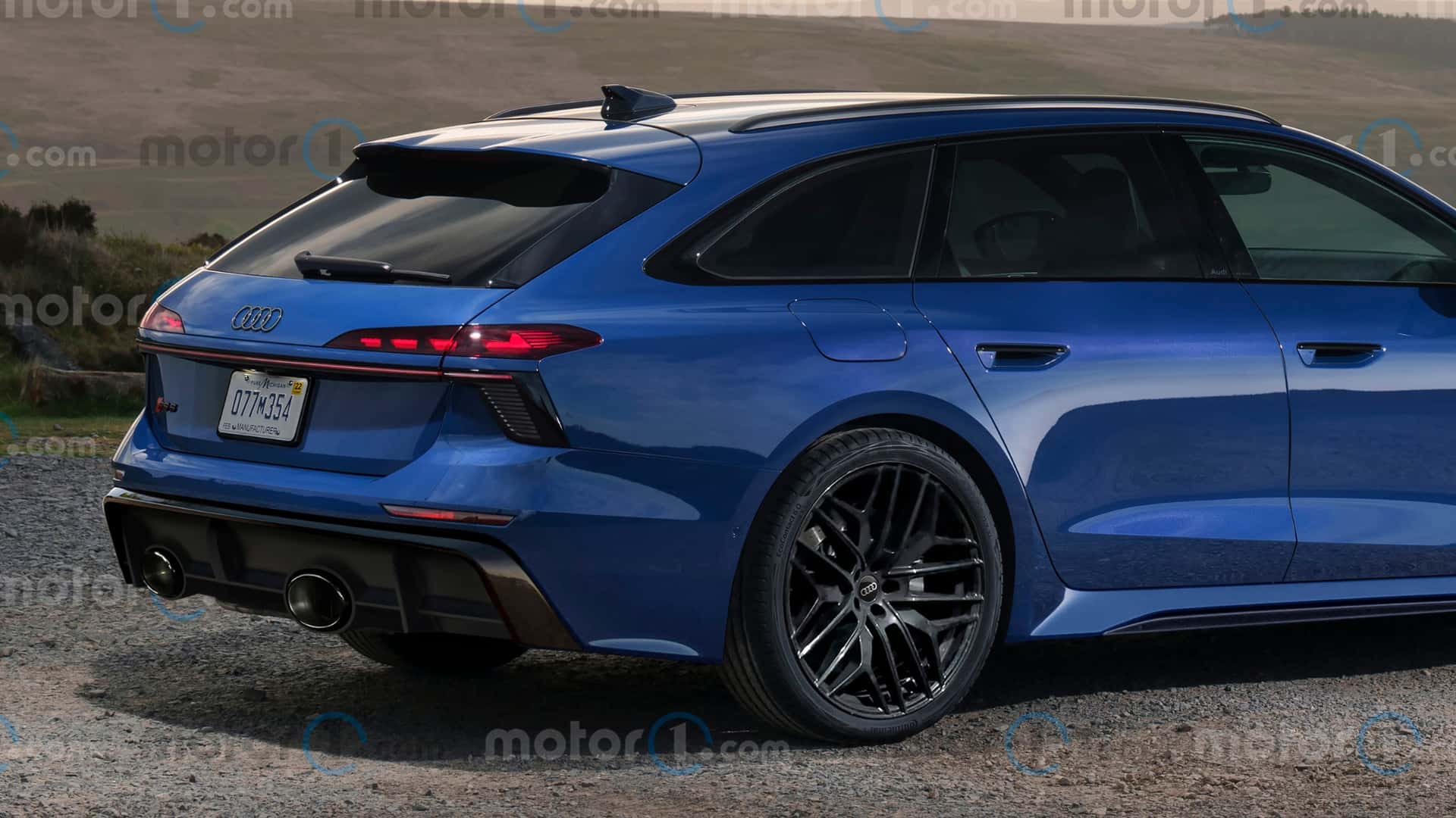 2027 Audi RS6 Avant Rendering by Motor1