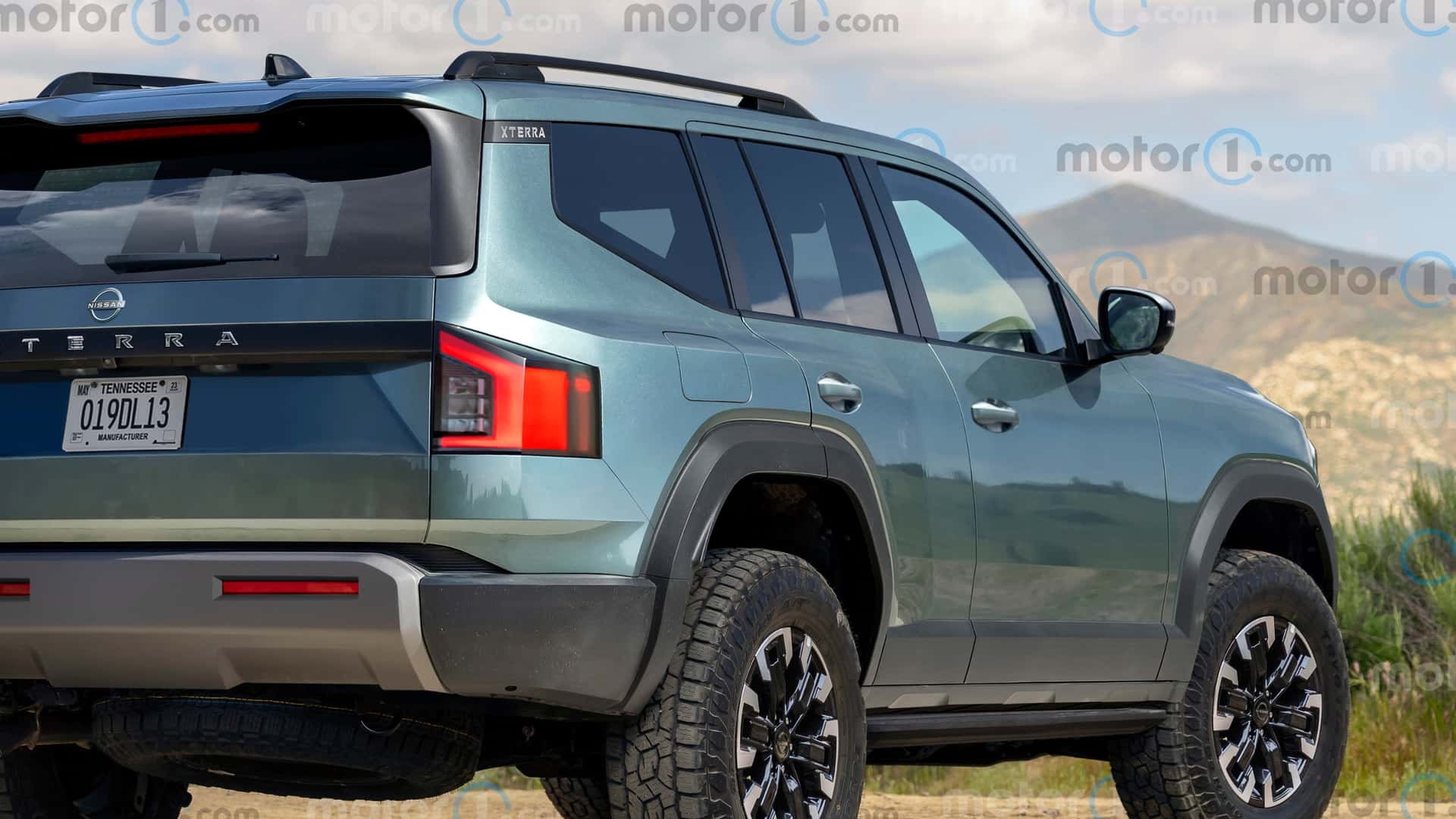 2028 Nissan Xterra Rendering by Motor1