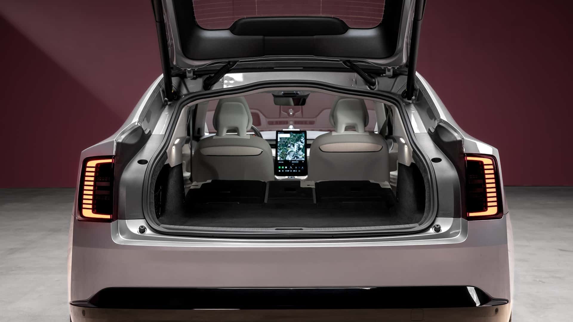 Volvo ES90, intérieur et coffre