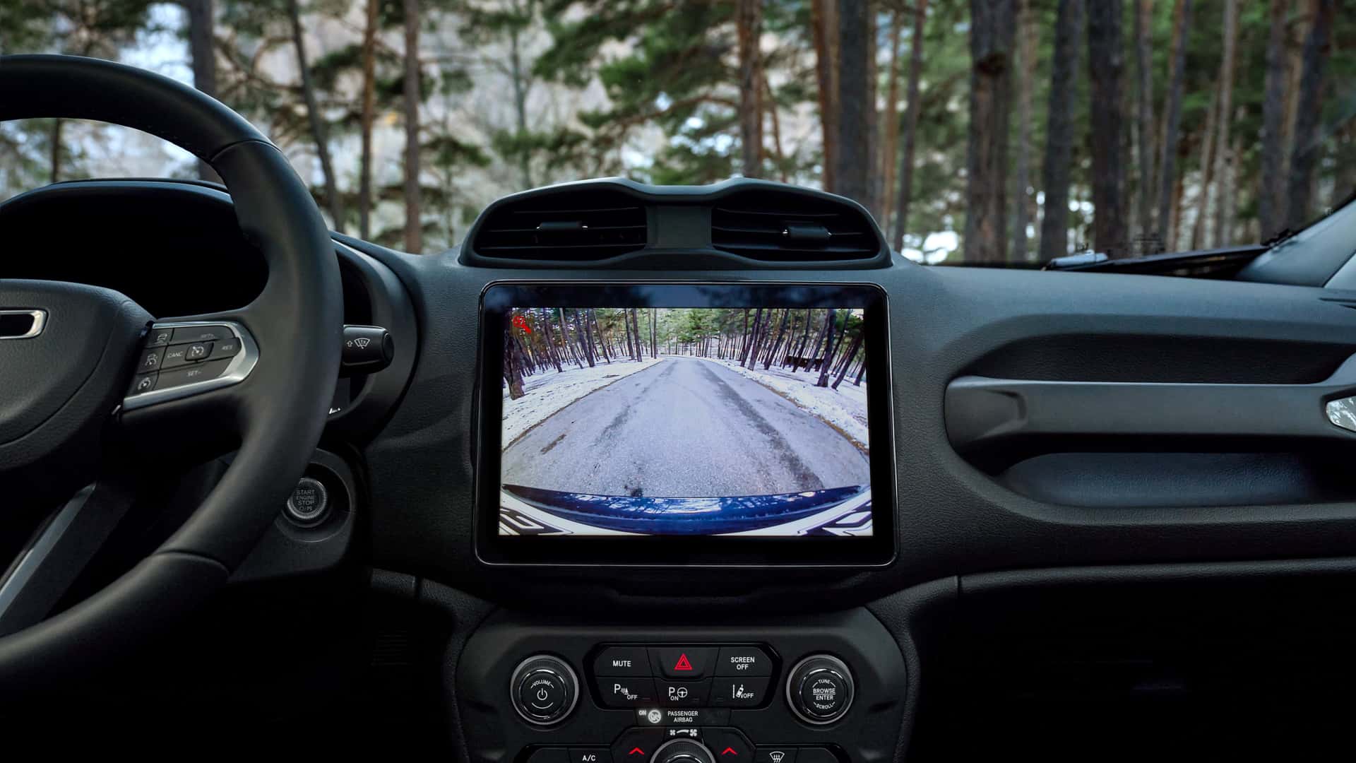 <p>Jeep Renegade, los interiores</p>