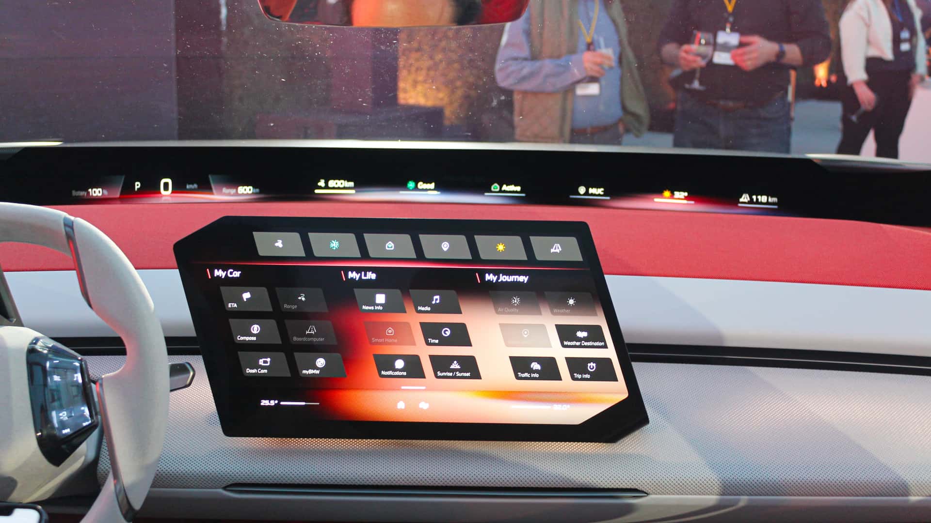 The BMW Vision Neue Klasse X concept SUV. 