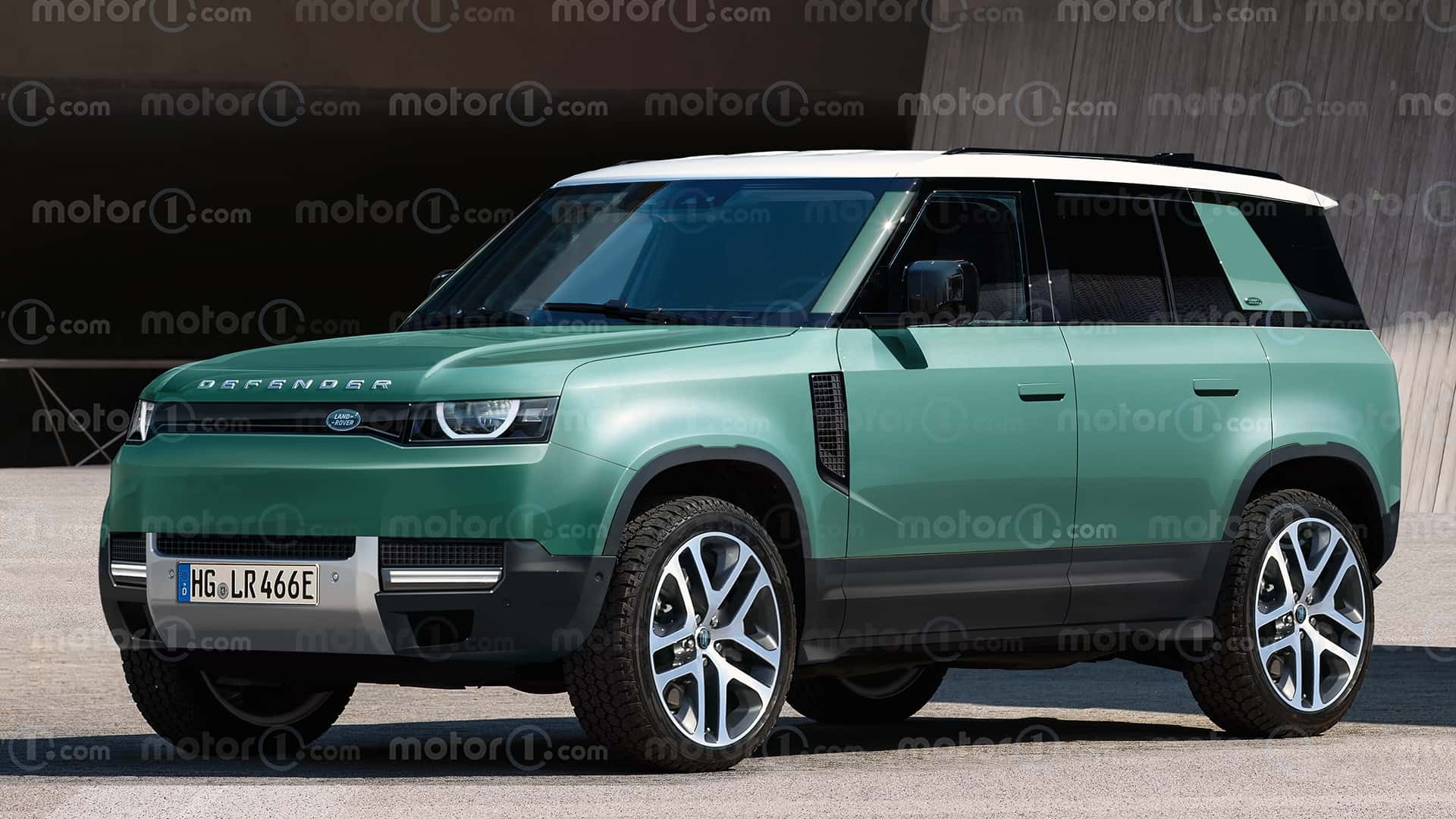 Land Rover Defender Sport (2027), el render de Motor1.com