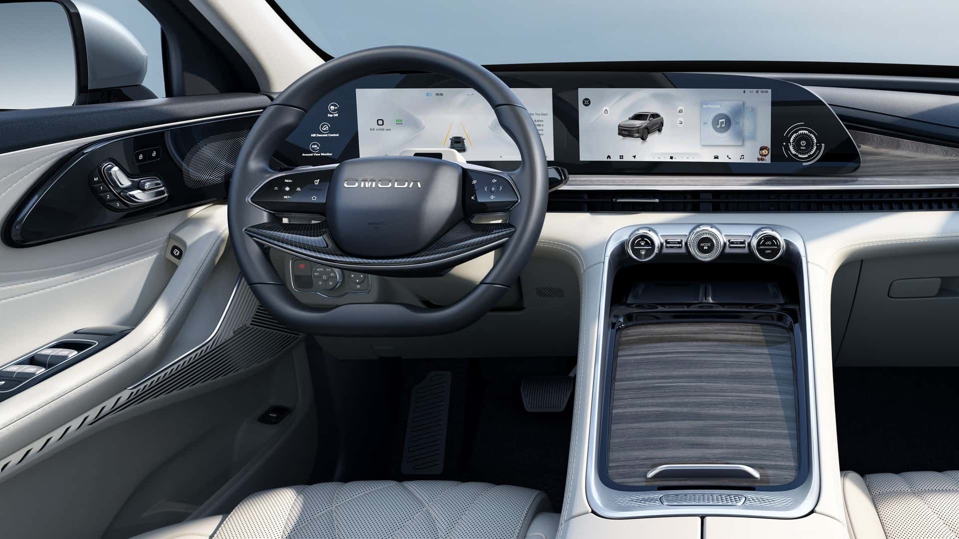 Omoda 9 SHS-P, l'intérieur