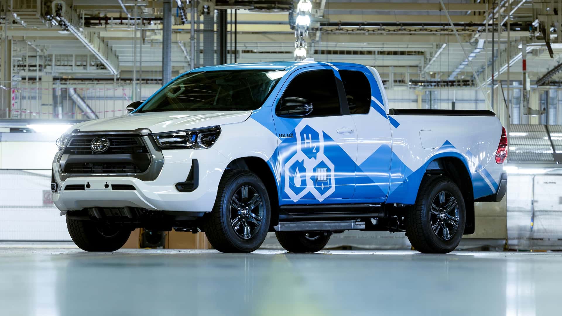 Toyota wasserstoffbetriebener Hilux Prototyp Pick-up