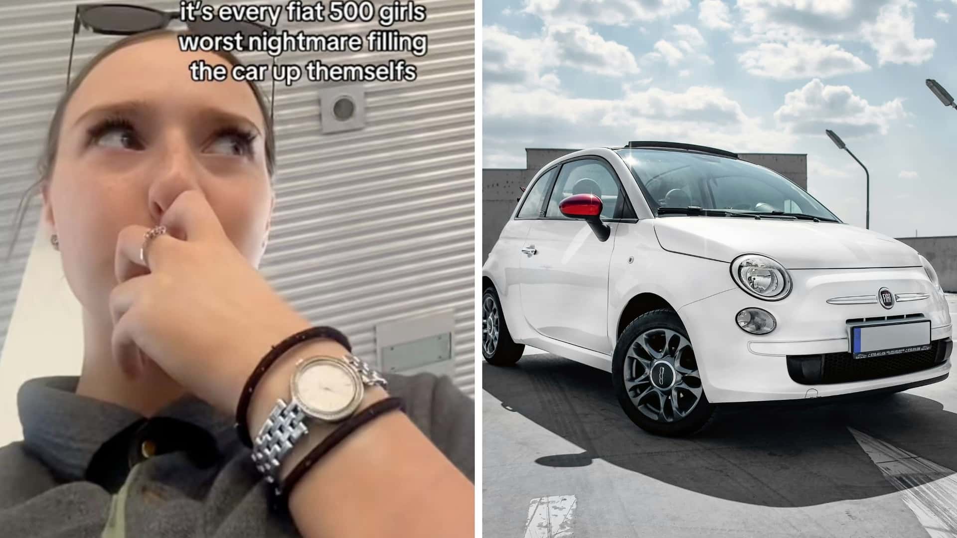 Fiat Driver Gets Gas. Why Is It Her 'Worst Nightmare?'