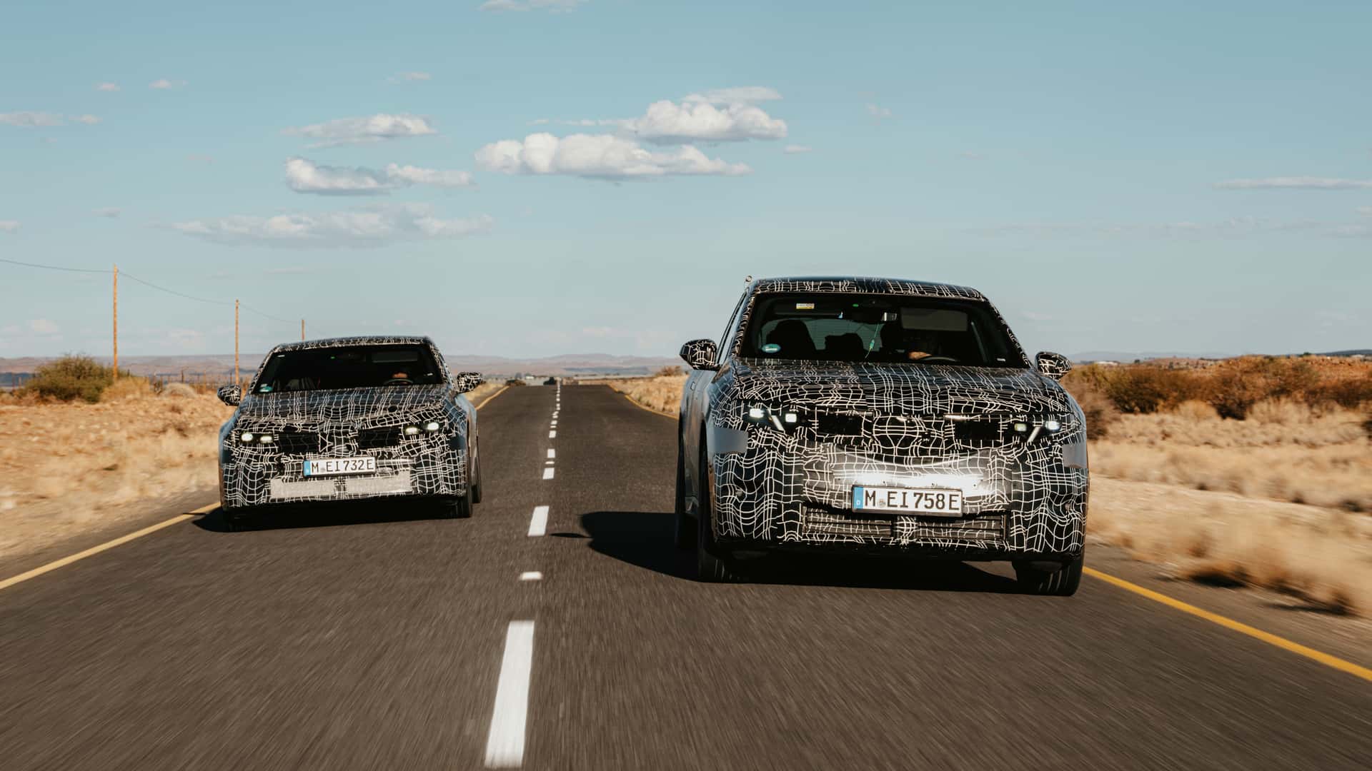 New BMW iX3 Prototype With Neue Klasse Sedan