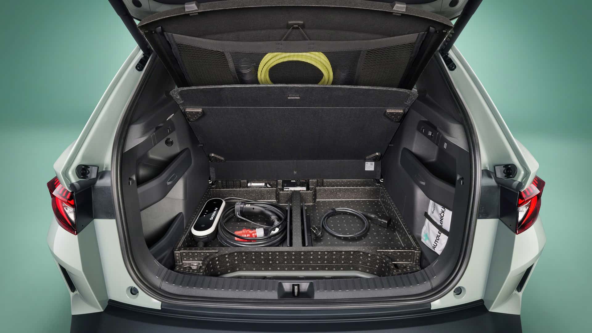 <p>Le coffre de la Skoda Elroq</p>