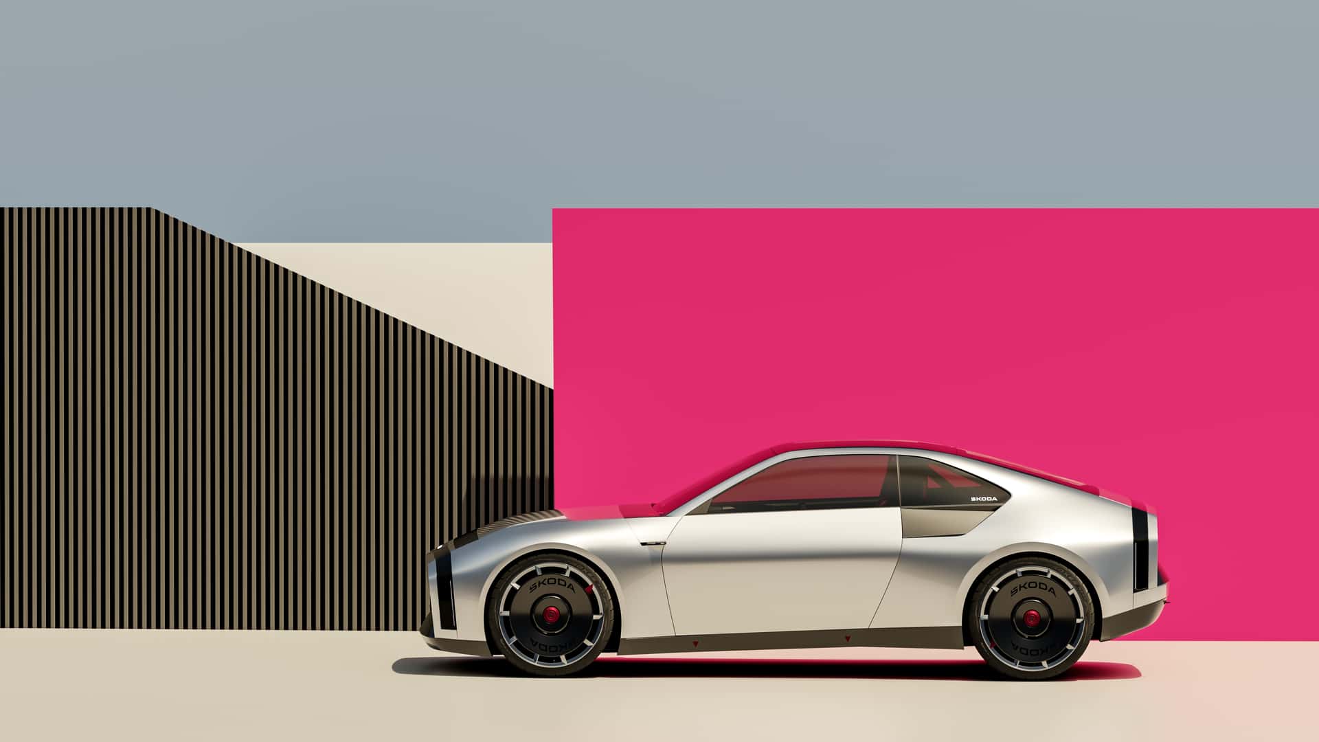 Skoda 110 R concept, render oficial