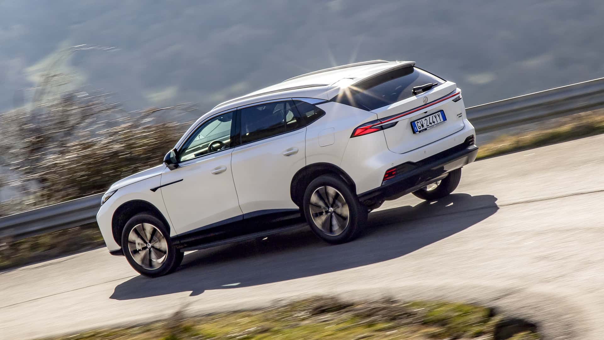 MG HS 2025, primera prueba