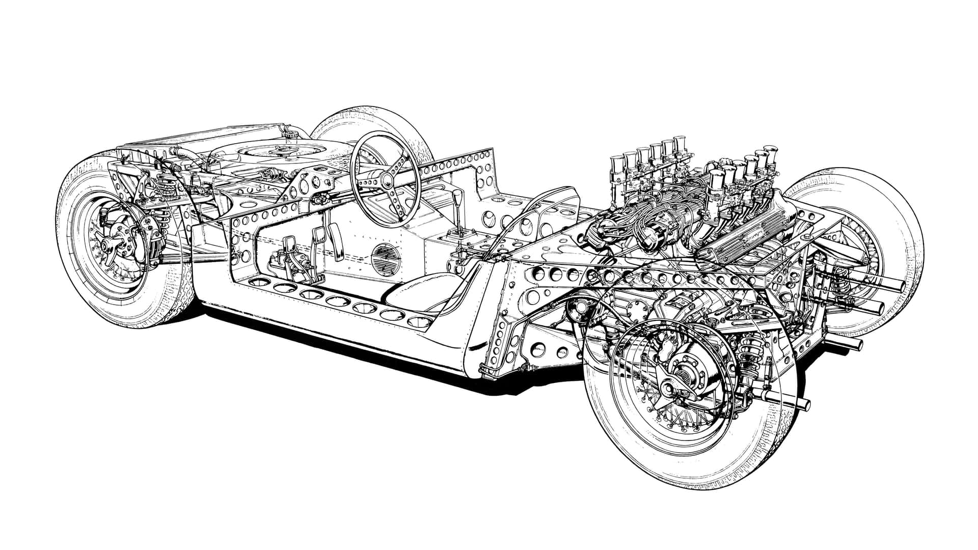 Lamborghini Miura Mid-Engine Layout