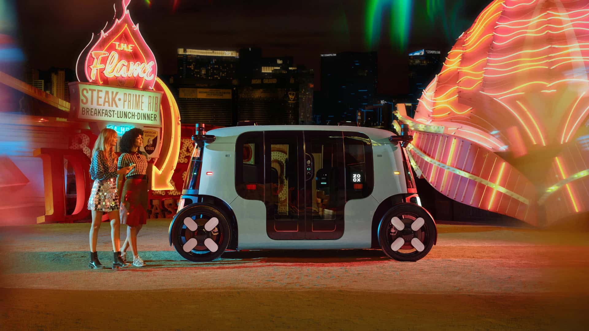 Taxi autonome Zoox à Las Vegas