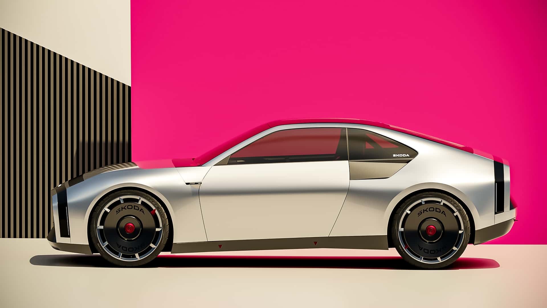 Skoda 110 R concept, render oficial