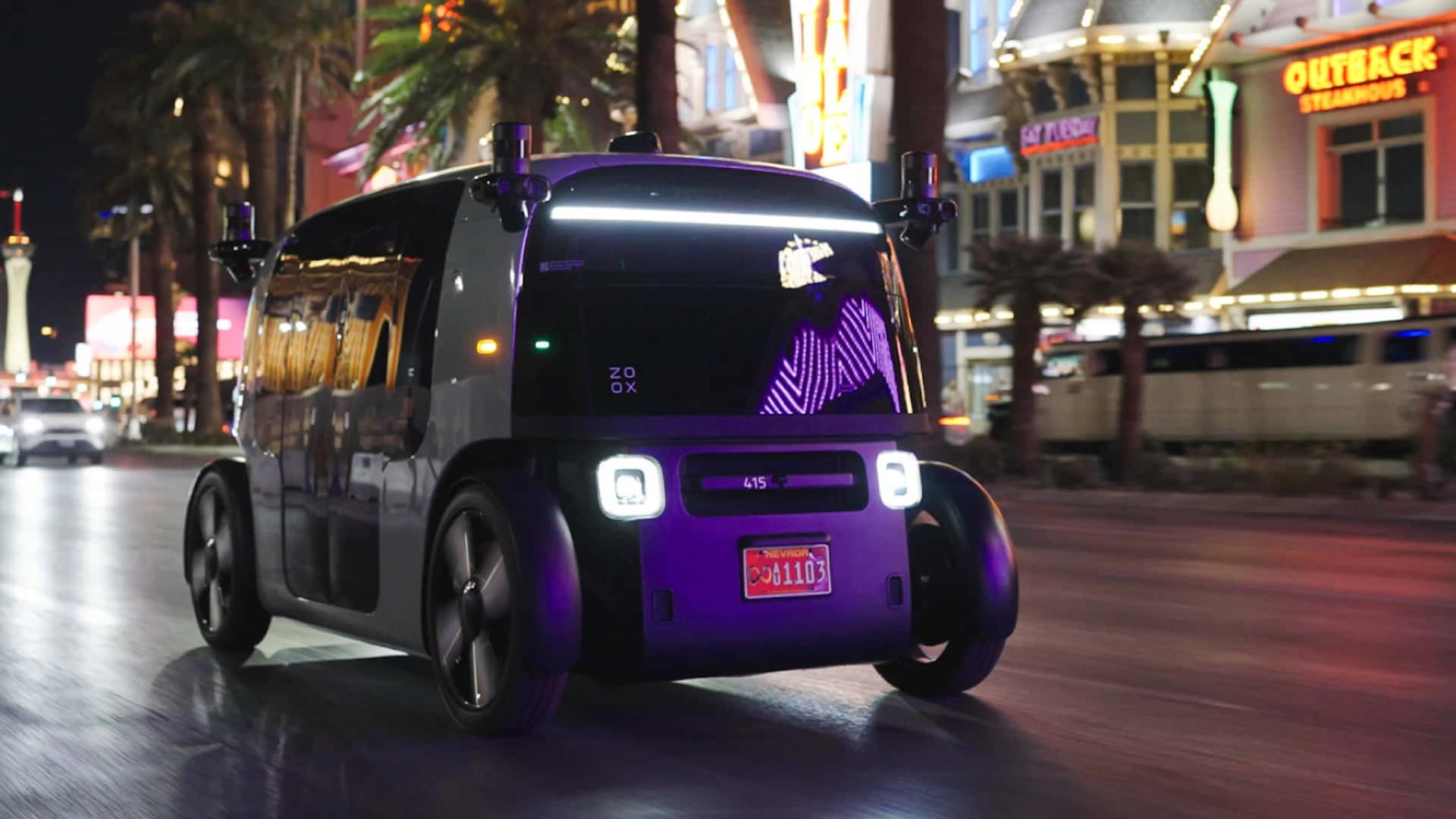 Le robotaxi Zoox d'Amazon est lancé à Las Vegas