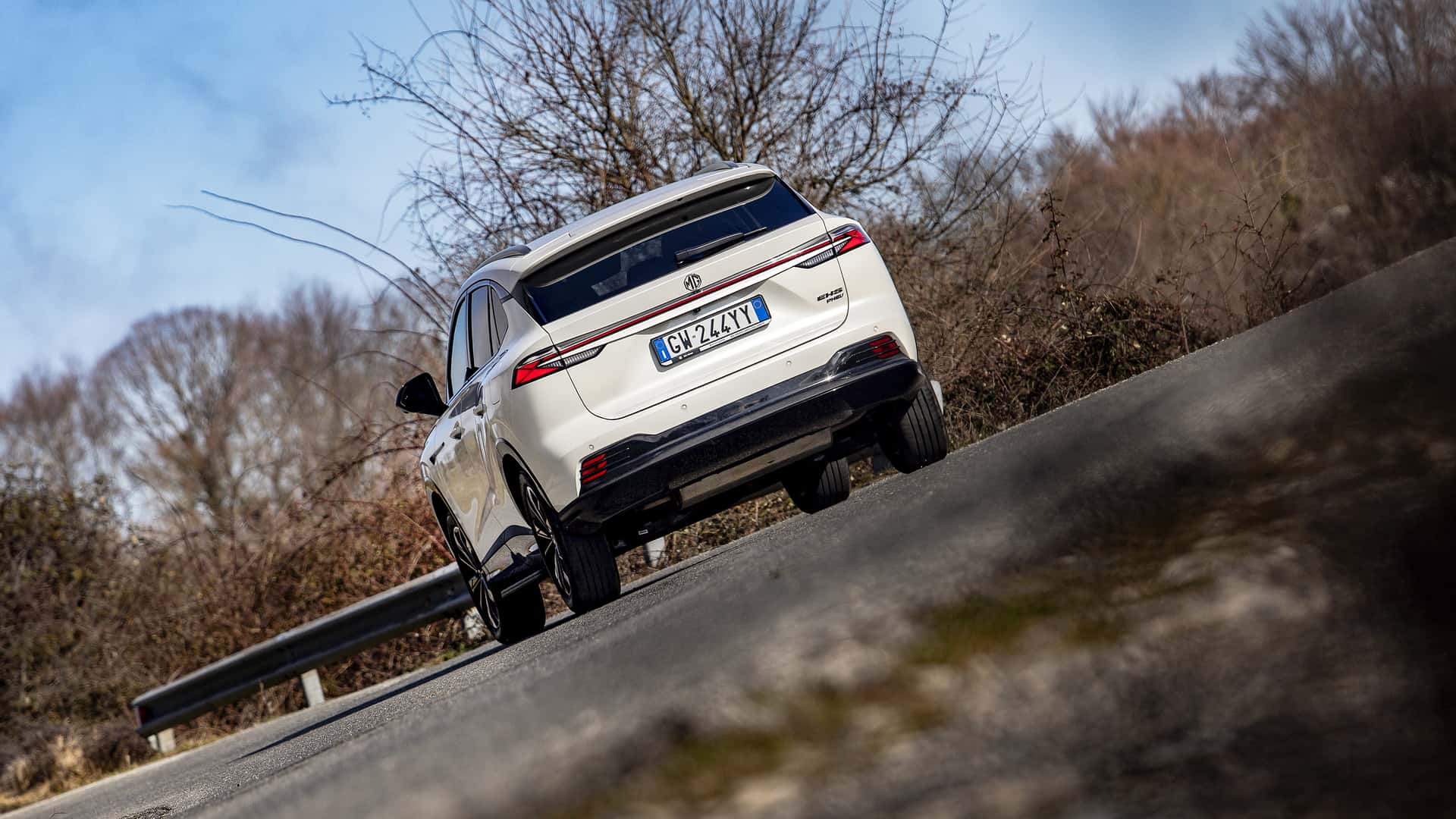 MG HS 2025, primera prueba