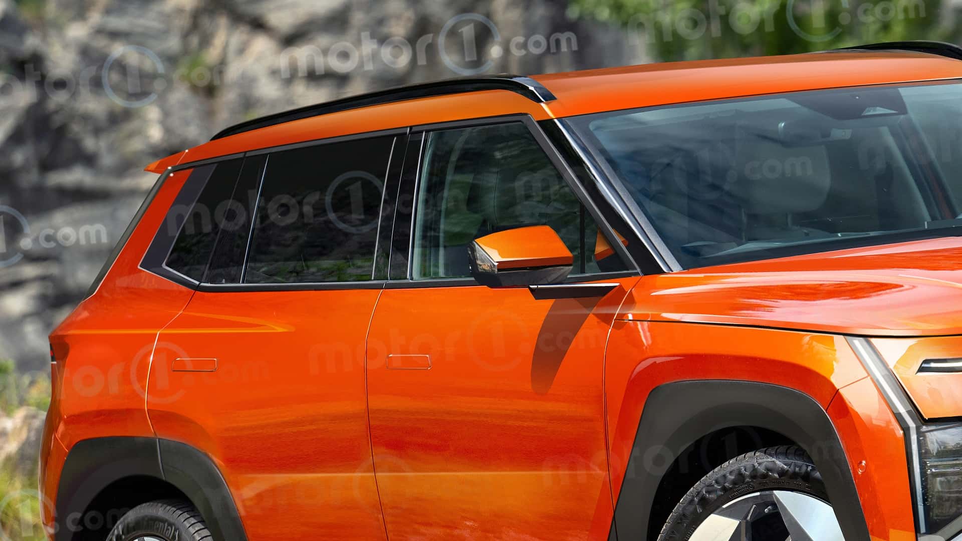 Rendering Hyundai Tucson 2027 oleh Motor1