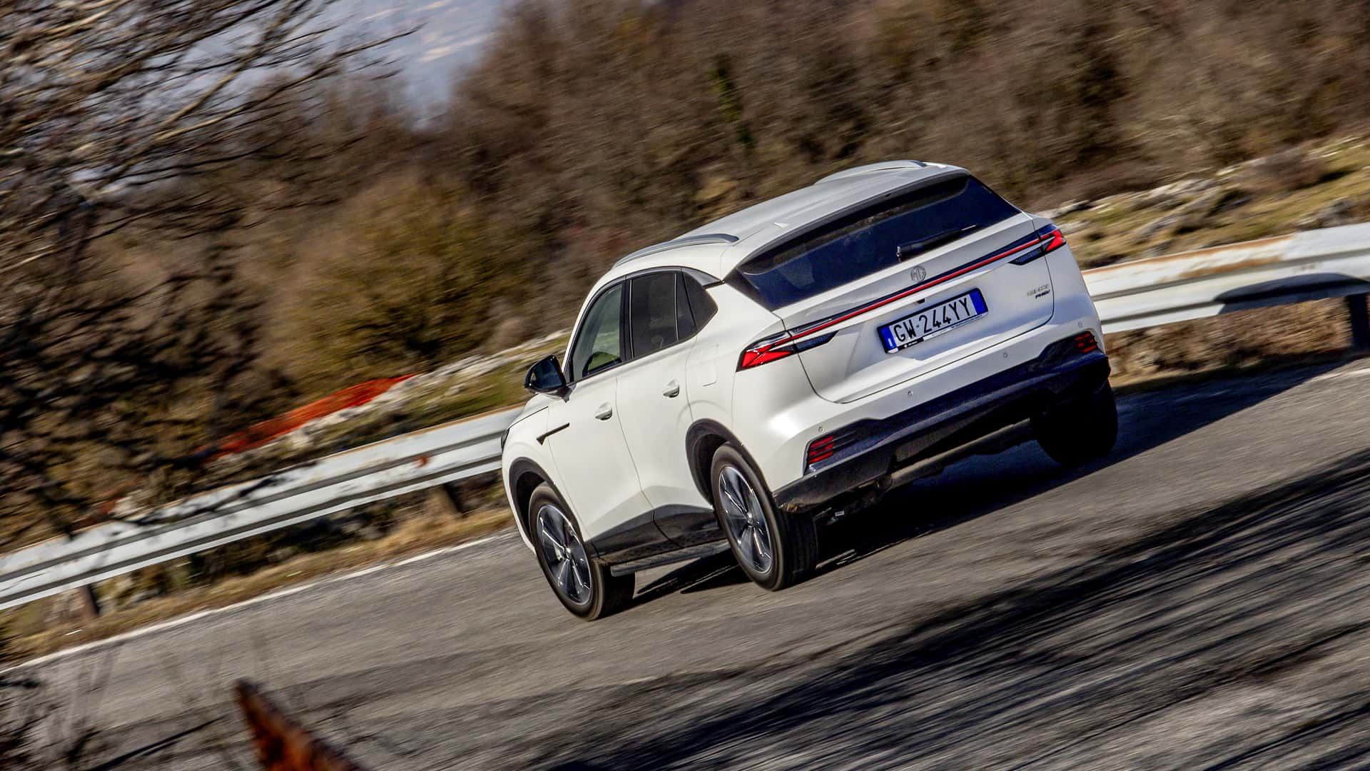 MG HS 2025, primera prueba