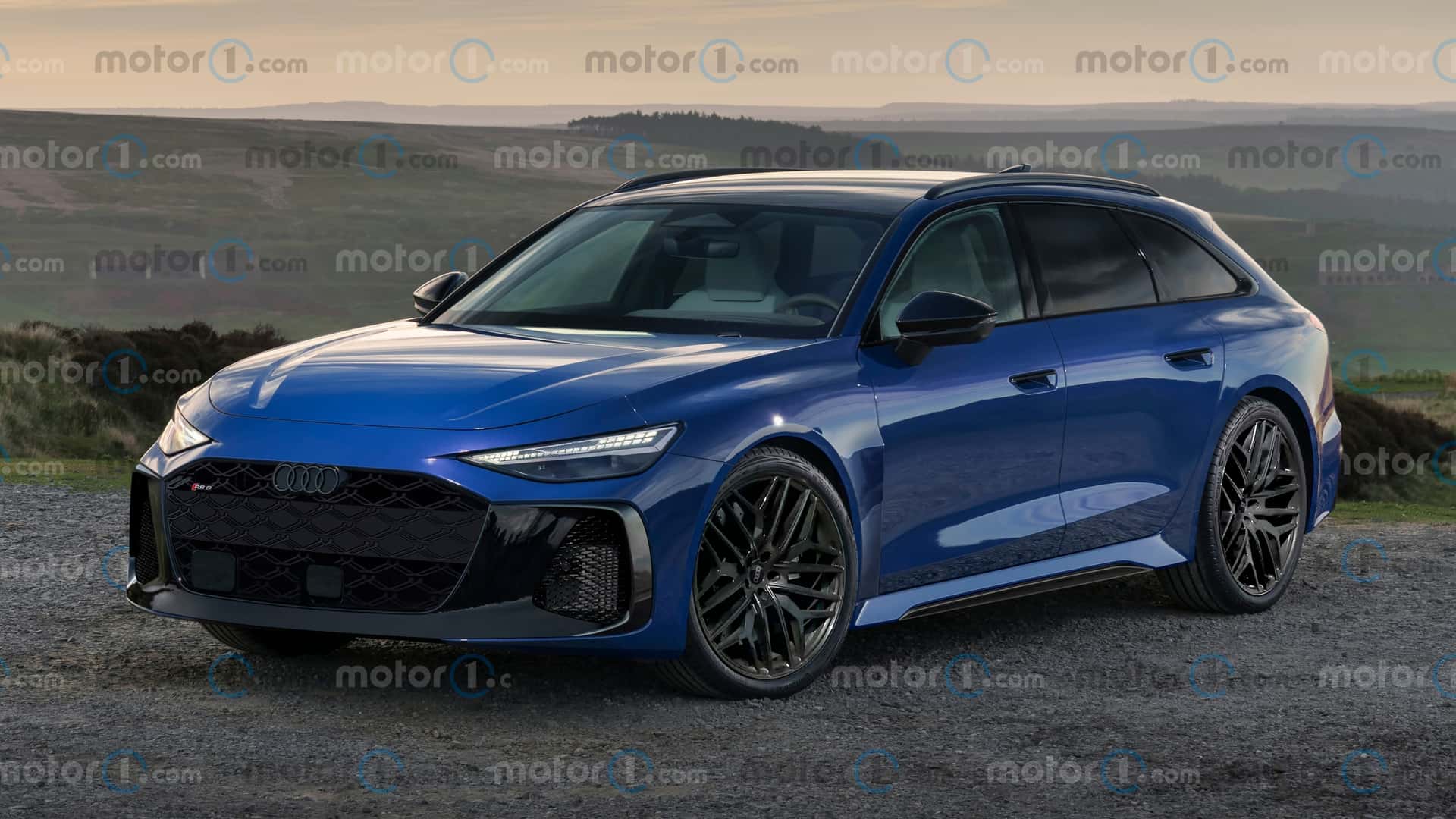 Audi RS6 Avant (2027), Rendering von Motor1