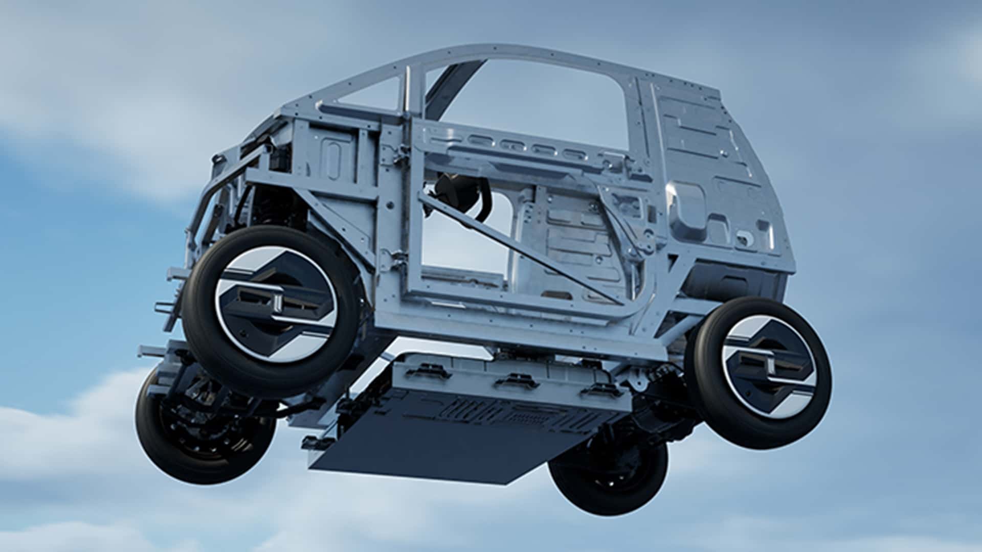 Linktour Alumi - Cadre monocoque en aluminium