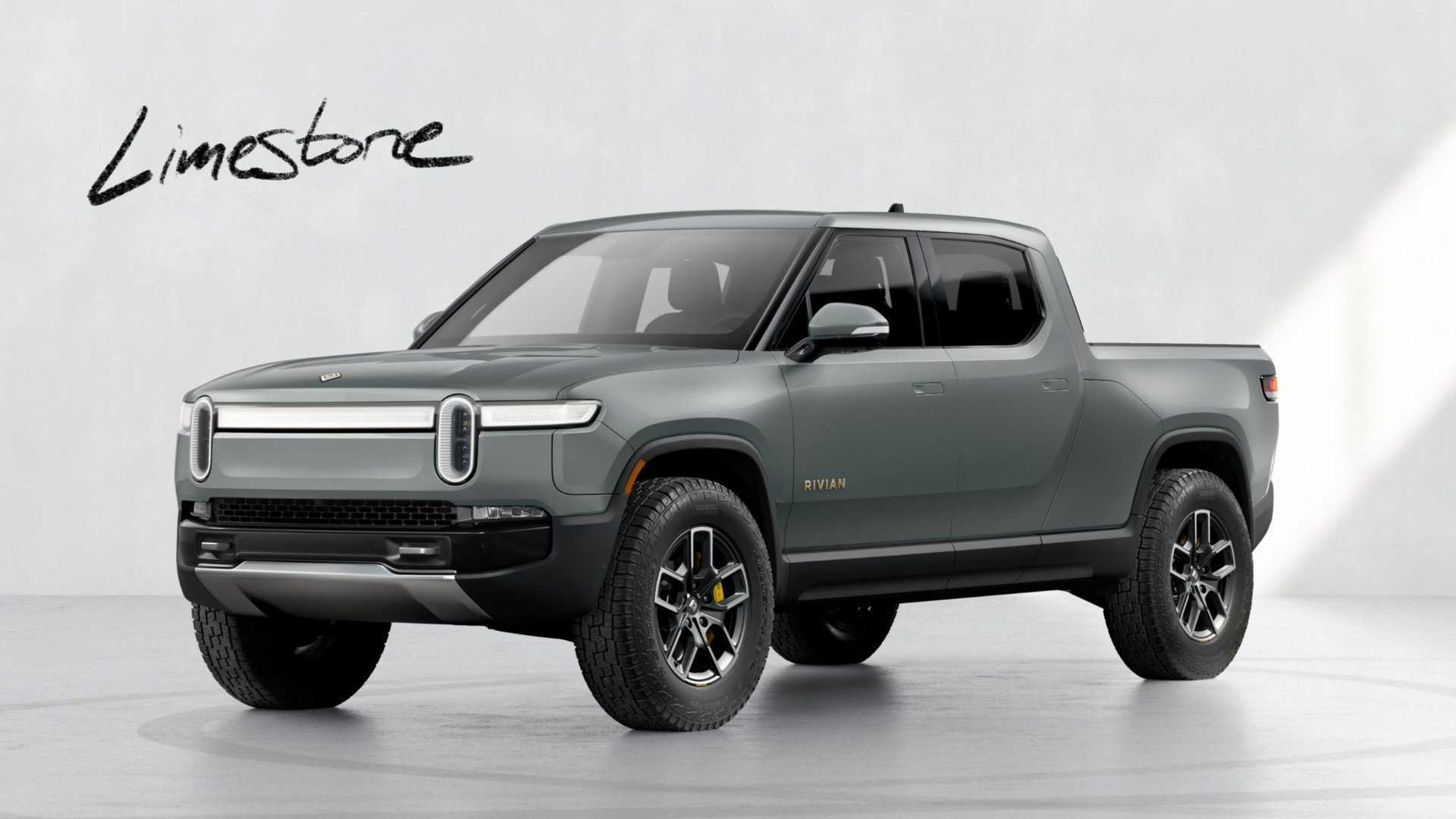 Rivian R1T Limestone