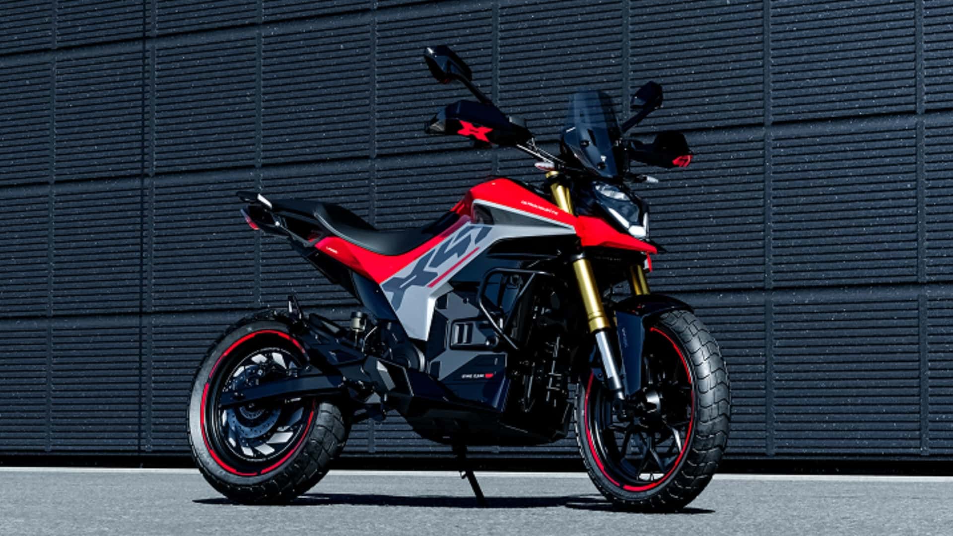 Los protectores de manos, el parabrisas y los asideros traseros vienen de serie. 