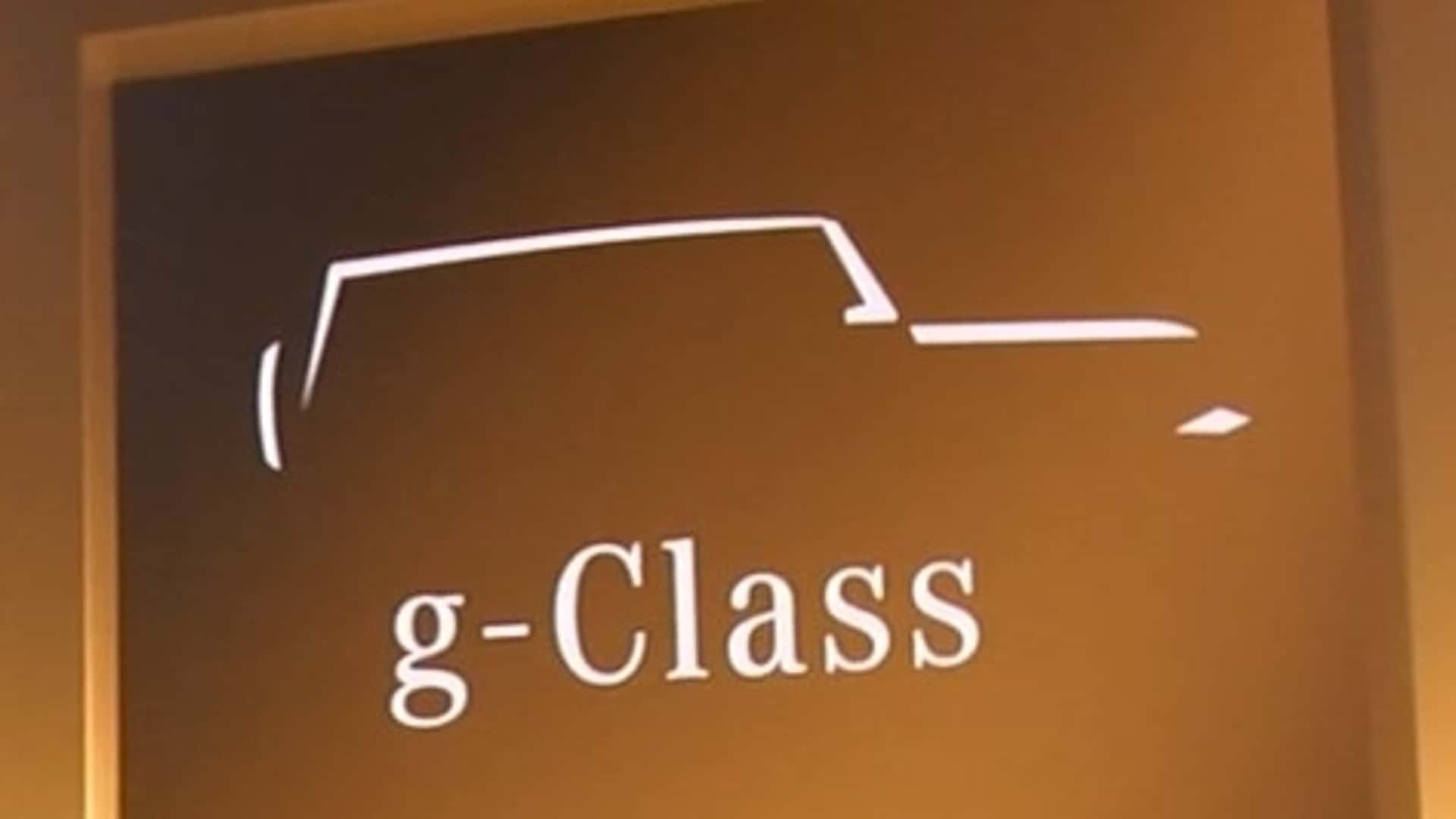 Kleinerer Mercedes G-Klasse Teaser