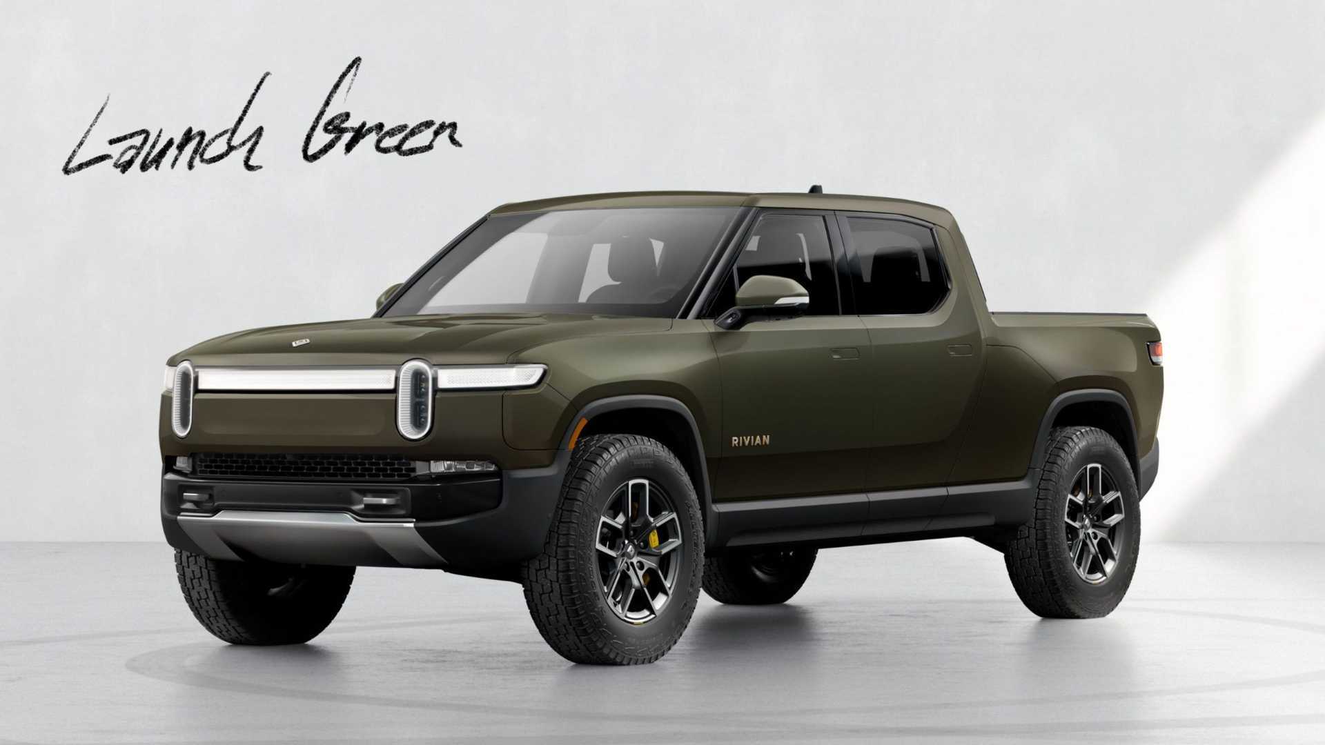 Rivian R1T Launch Green