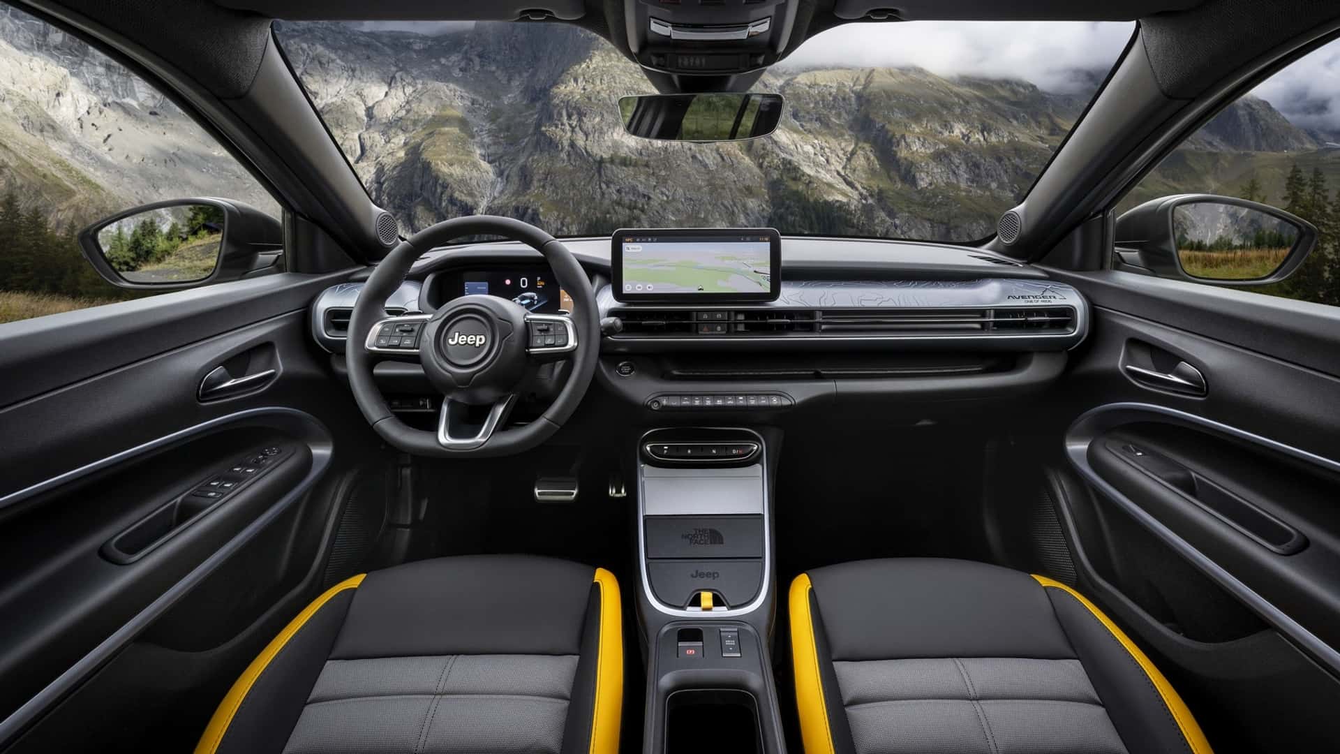 Jeep Avenger 4xe The North Face Edition. L'intérieur