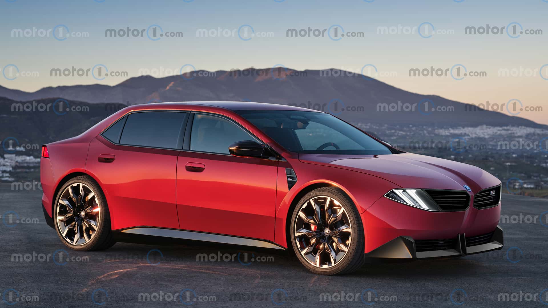 BMW M3 Electric Rendering