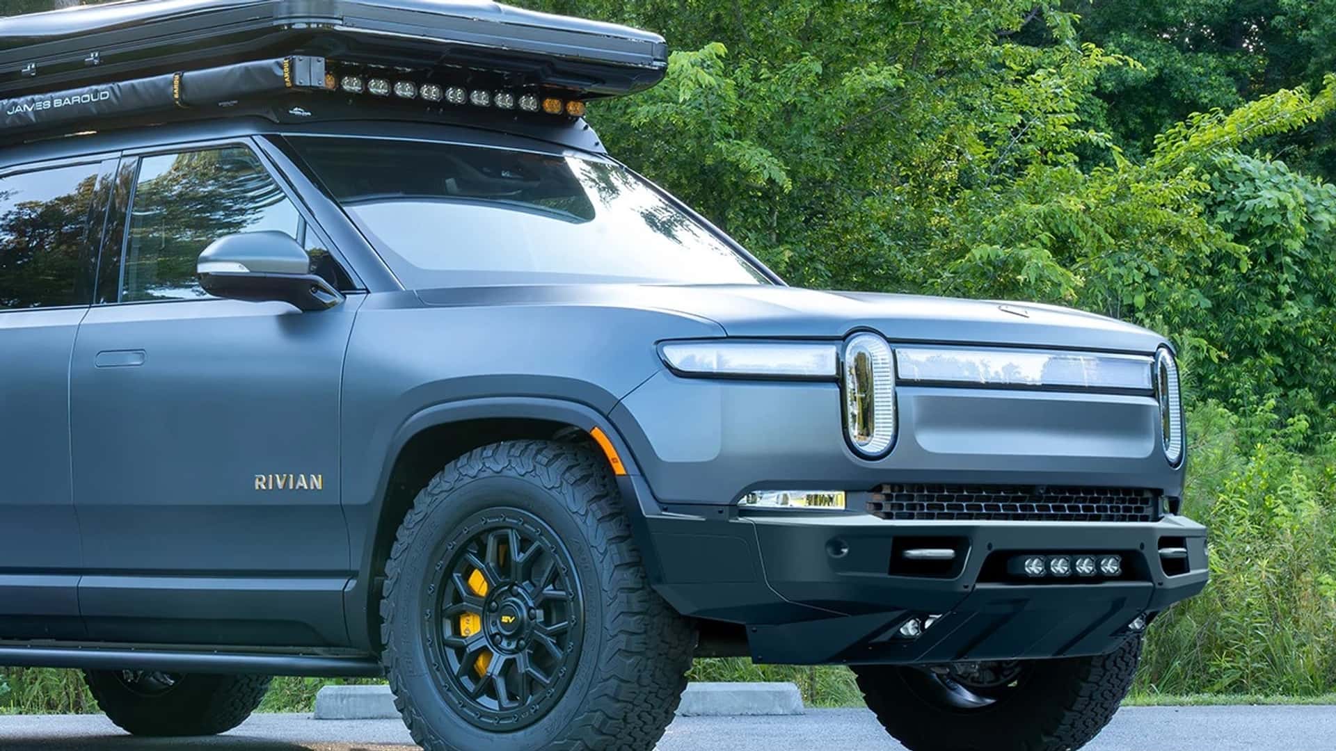 Bumper winch EV Sportline untuk Rivian R1T dan R1S
