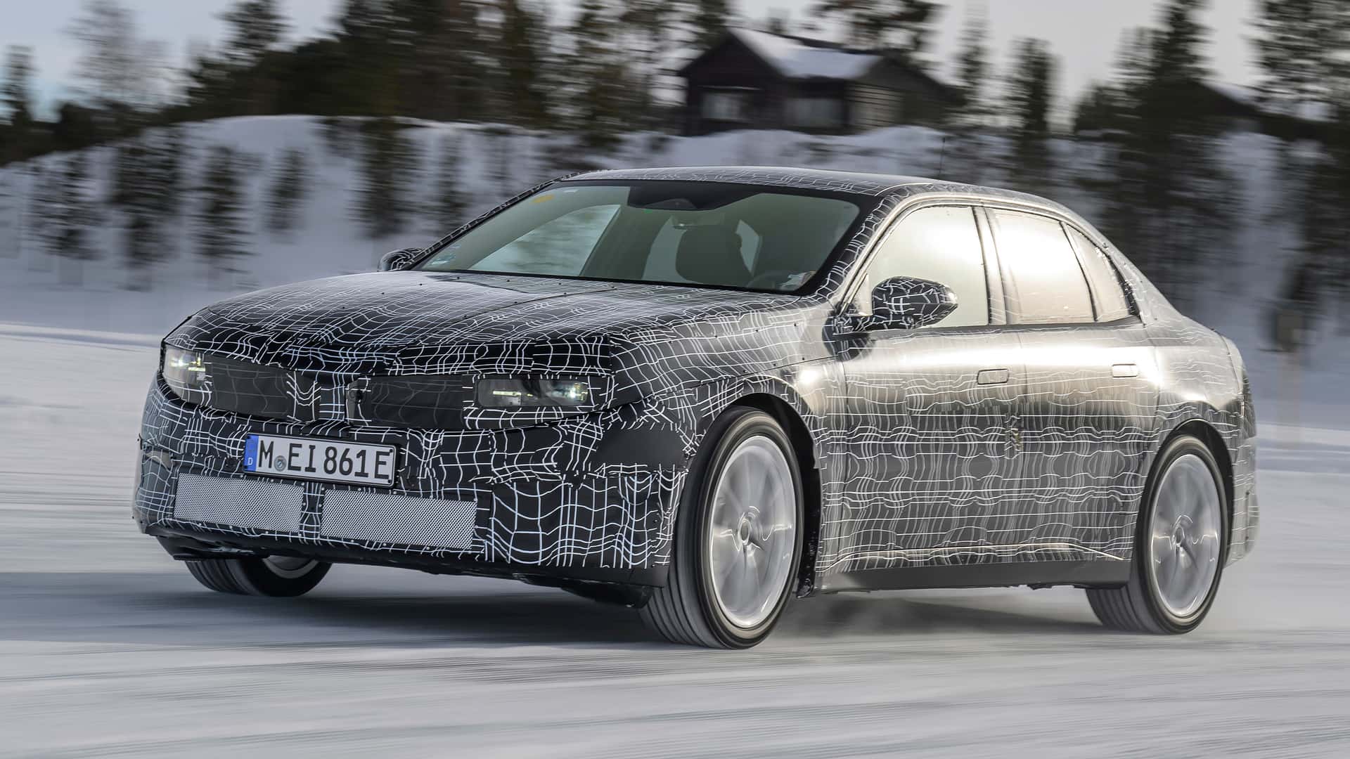 BMW Neue Klasse Limousine i3 (2026) in der Erprobung (offizielle Bilder)
