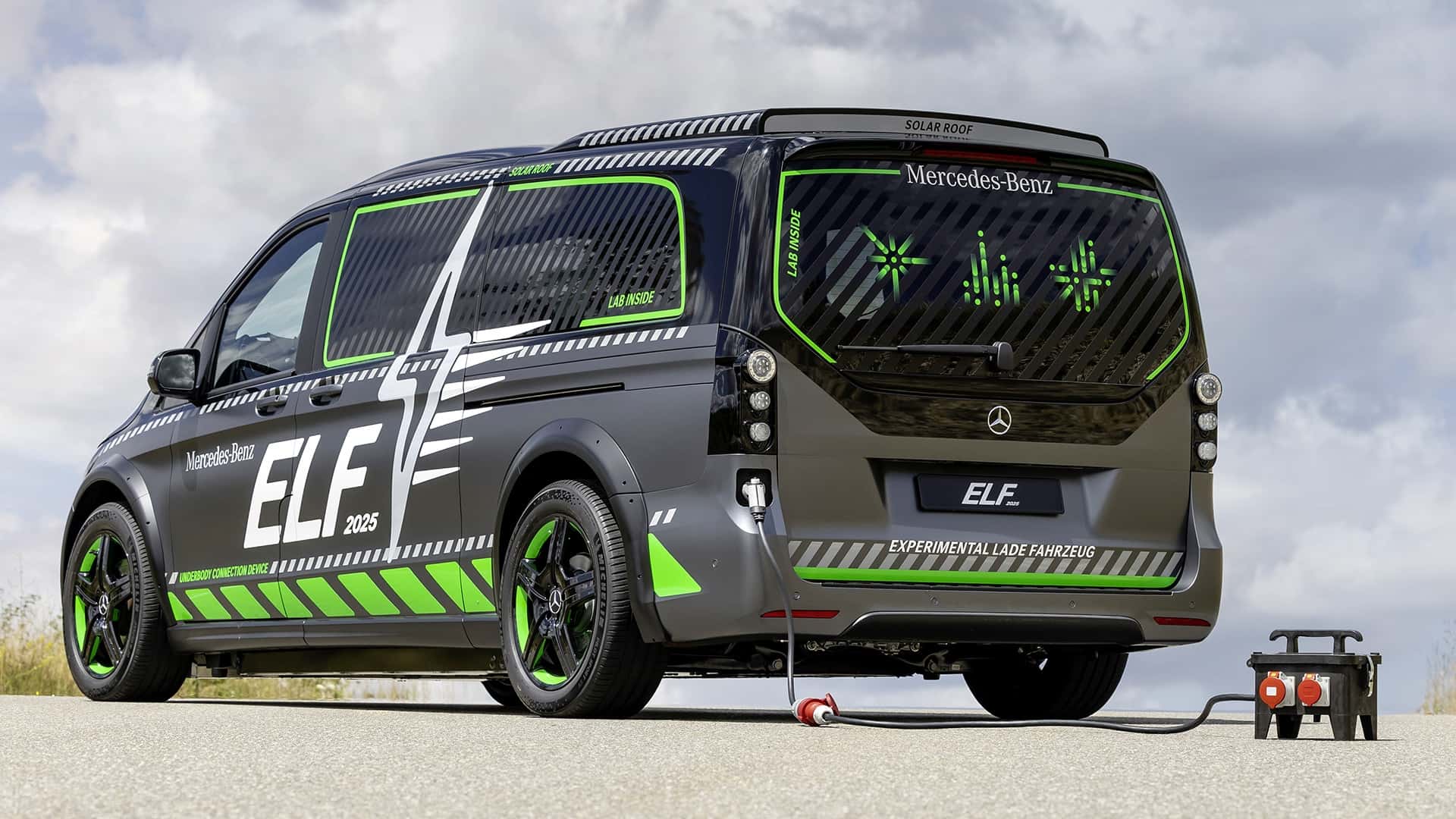 Mercedes- ELF, el vehículo experimental de las tecnologías de recarga