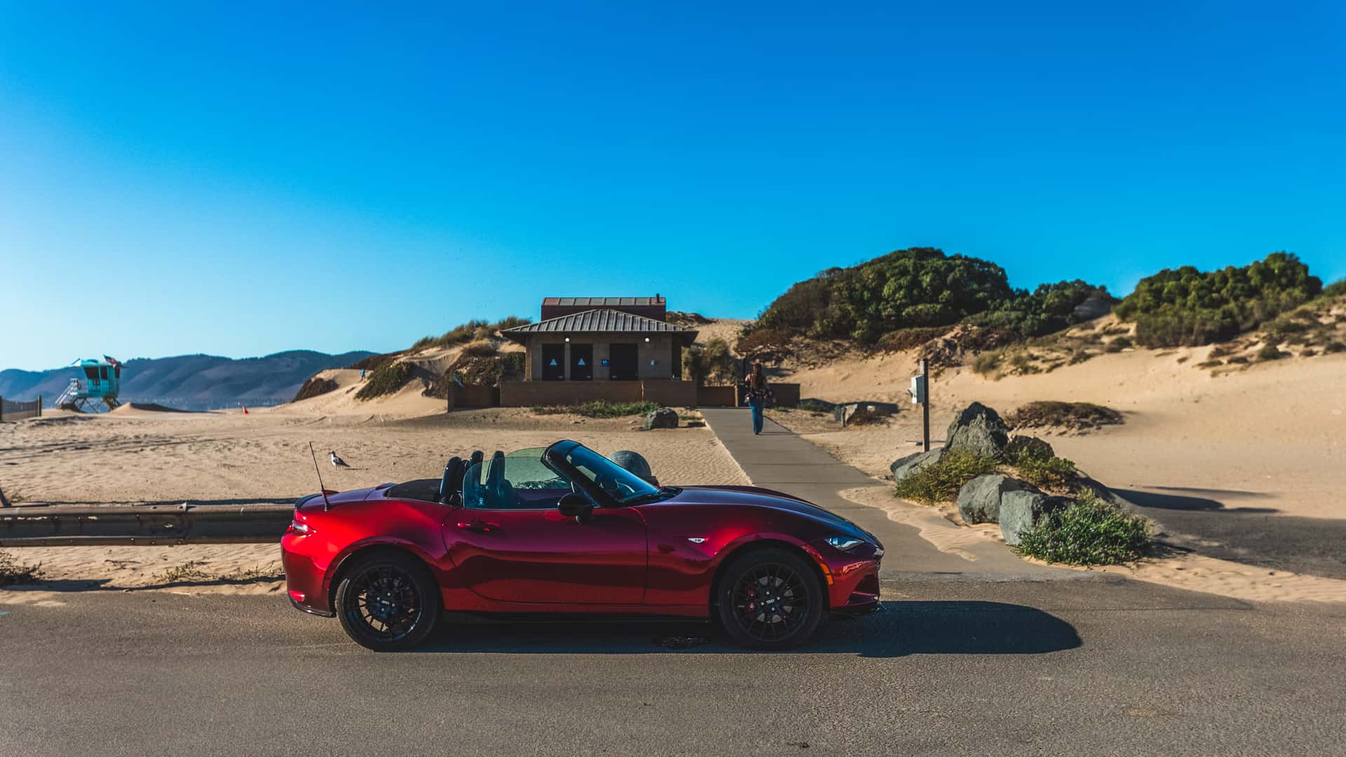 Perjalanan Jalan Raya Mazda Miata California