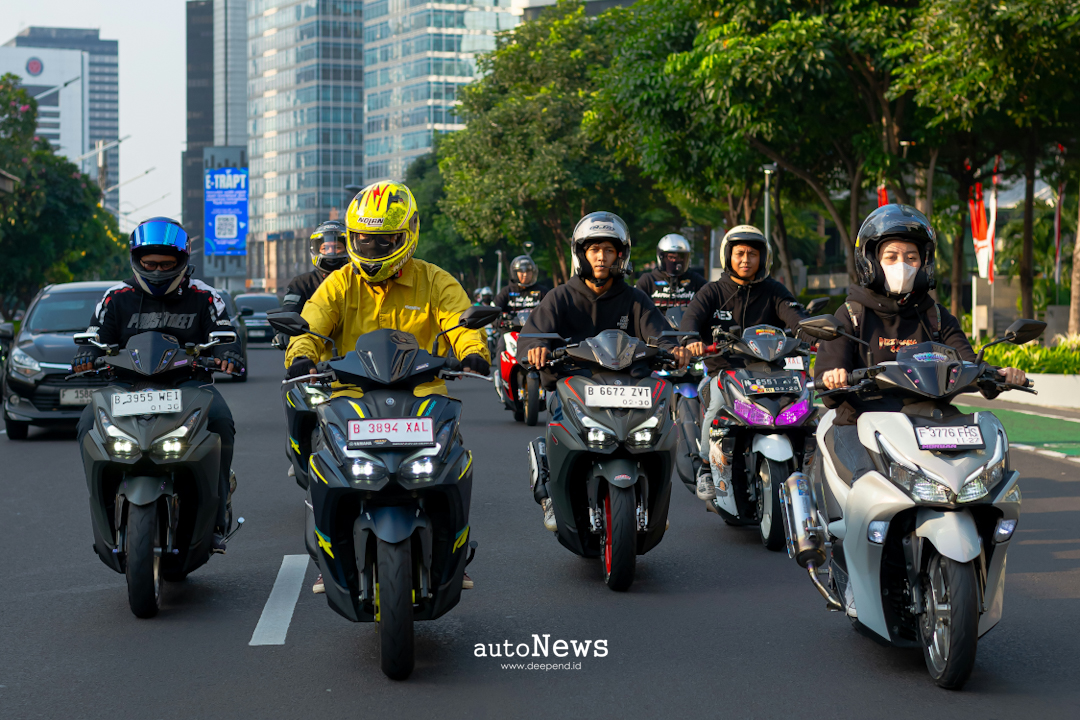 Event APM Gathering Team Aerox Vol.2 – MERIAH DENGAN KONTES MODIF & NIGHT RIDE