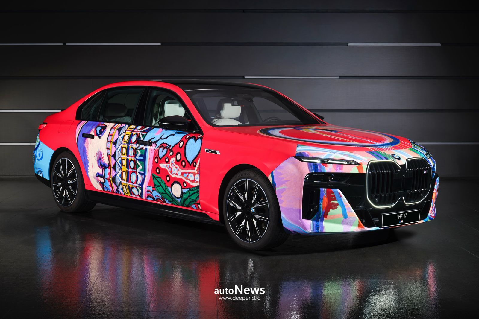 BMW Art Car BMW i7 Listrik Jadi Kanvas Seni – PERINGATI 30 TAHUN BMW KOREA