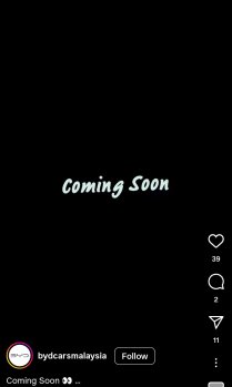 BYD new model teaser 3