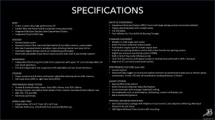 2025 Bufori CS 8 spec sheet 2