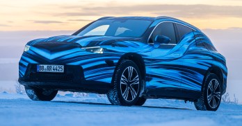 2026 Mercedes-Benx GLC EV with EQ Technology testing-36