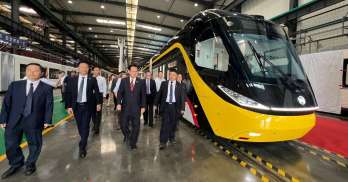 Sarawak ART hydrogen trackless tram_CRRC Yibin China plant-1