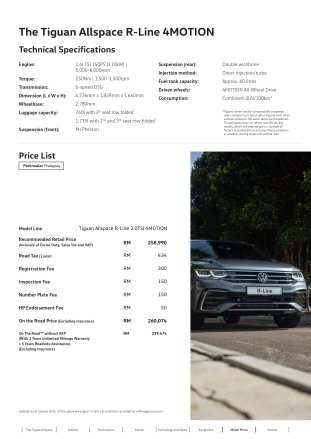 2025 Volkswagen Tiguan Allspace R-Line 4Motion Malaysia spec sheet-1