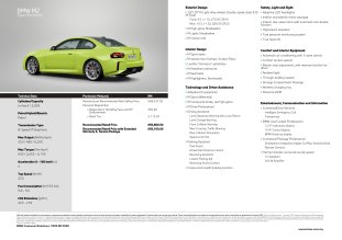 2025 BMW M2 Malaysia spec sheet-2