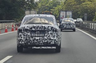 2025 Proton Saga MC3: pair of them spied on highway