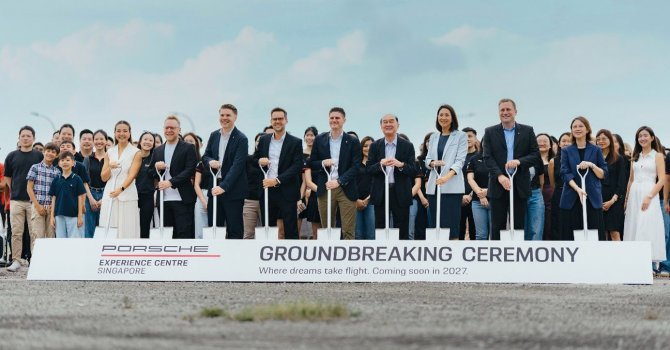 Porsche Experience Centre Singapore groundbreaking-2