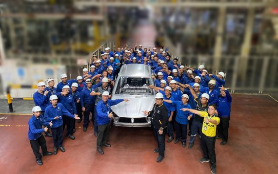 Proton Saga final production at Shah Alam-1