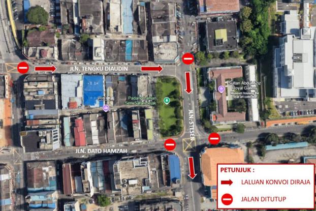 Raja Muda Selangor royal wedding Klang road closure-1