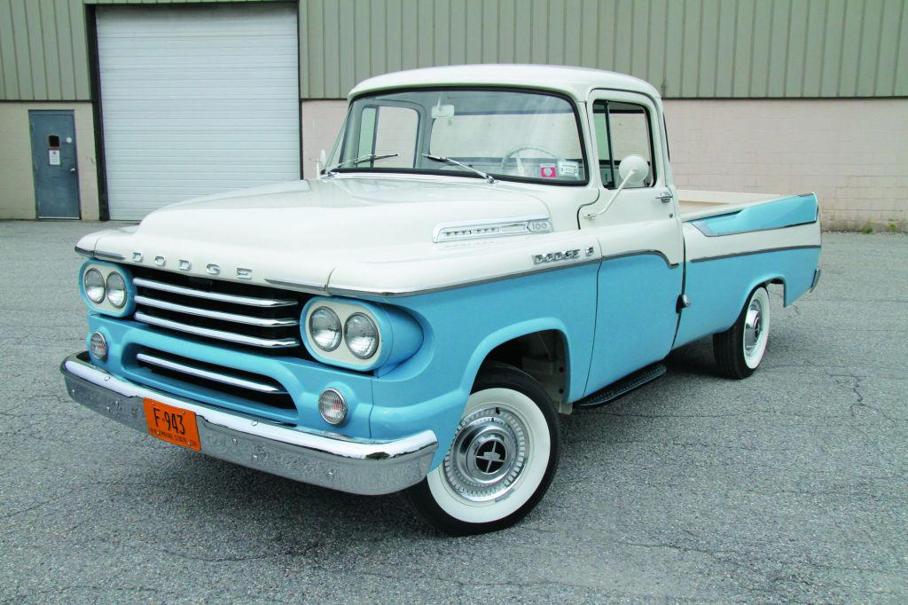 It took decades to find this 1958 Dodge D100 Sweptside, and then another decade to restore it