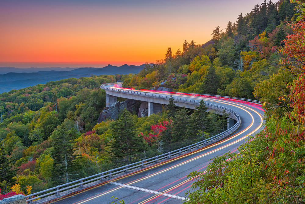 Cruising Down Linn Cove Viaduct