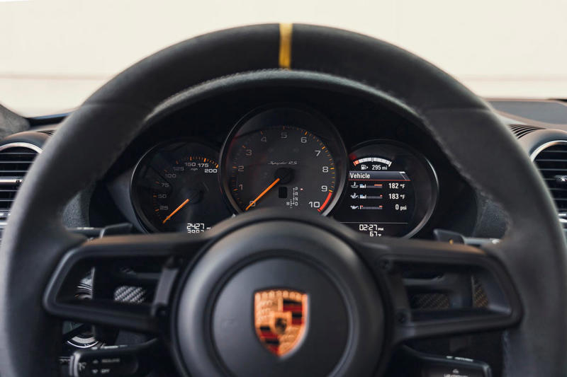 The Porsche 718 Spyder RS's Cabin Keeps It Simple and Engaging